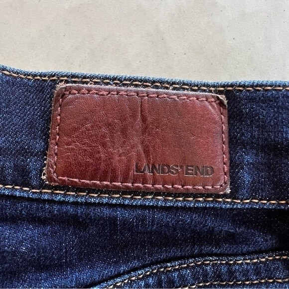 Lands End Womens Jeans High Rise Straight Leg‎ Size 6 - Picture 8 of 14